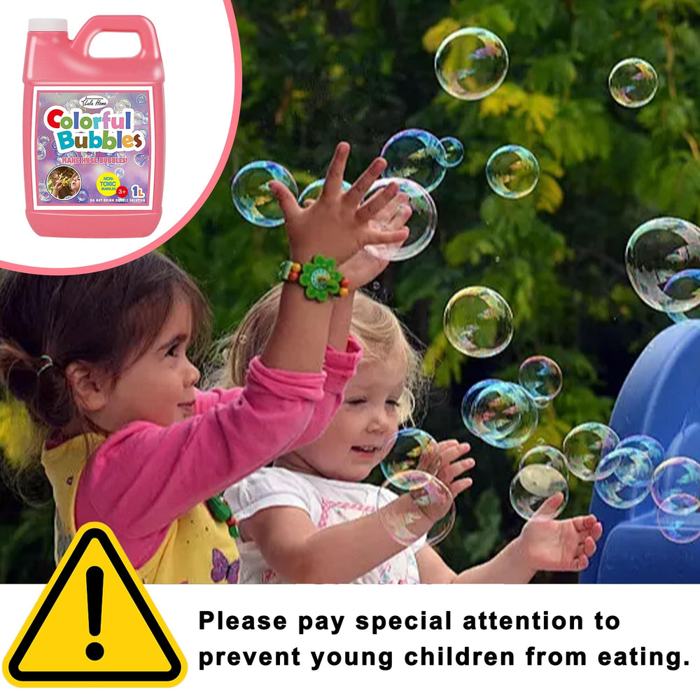 Lulu Home bubble blower refill 1L for easy outdoor fun