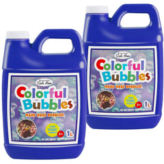 Lulu Home bubble concentrate bottle ready for dilution to make bubbles.