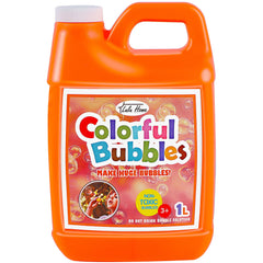 Lulu Home concentrated bubble solution bottle ready for quick toy bubble refills.