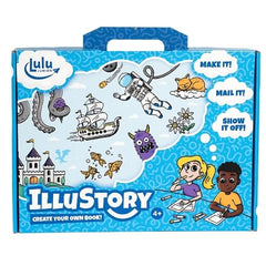 Lulu Jr. Illustory kit illustration template pages spark creative character visuals for storytelling.