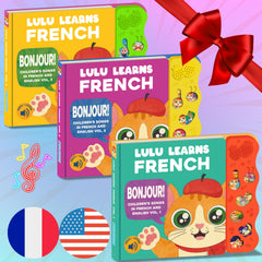 Lulu Learns French bilingual setup supports parent child learning together at home.