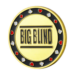 LuluCircle dealer button signals turn order for fair play at the table.