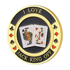 LuluCircle Poker Guard gilded iron with premium finish