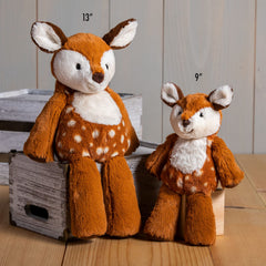 Lulujo Mary Meyer Marshmallow Zoo Junior Fawn perky ears add character and play appeal