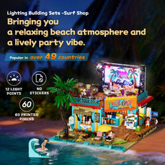Lumibricks Coast Club stage interior supports dramatic storytelling and social scenes.