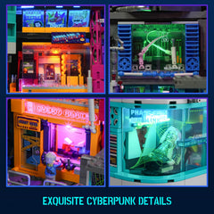 Lumibricks Cyberpunk service robot adds interactive movement to the set.
