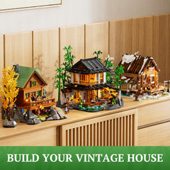 Lumibricks LED lighting with breathing bamboo and ice-blue water surfaces enhances atmosphere.