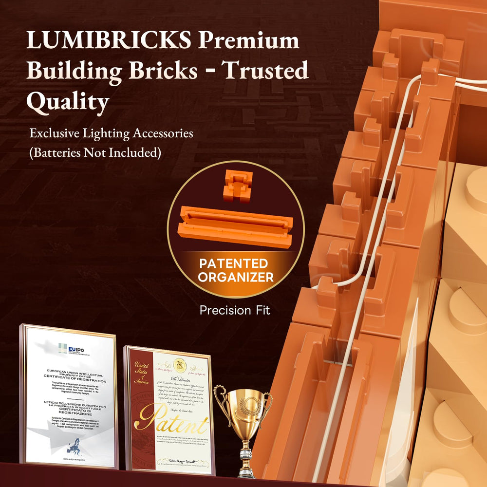 Lumibricks Redbrick Row House attic corner shot for creative photography