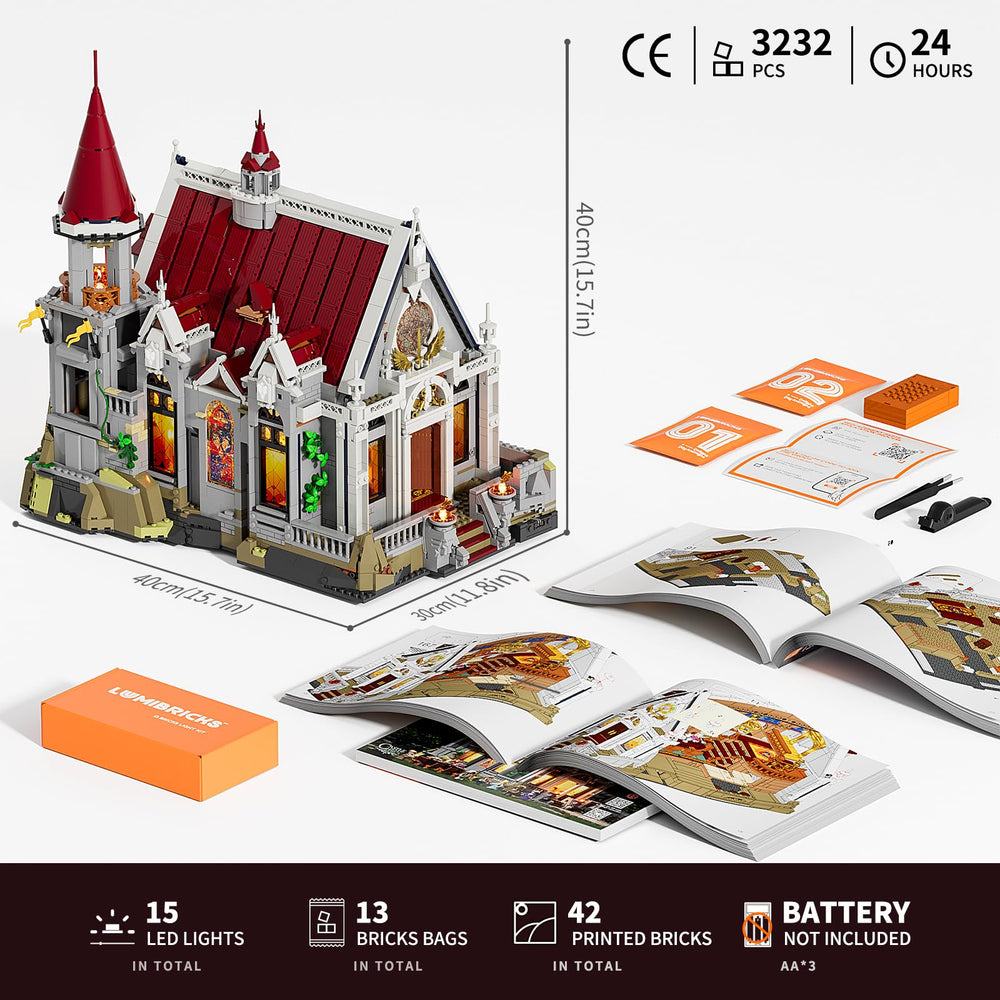 Lumibricks stand rods enable posing minifigures for dynamic poses.