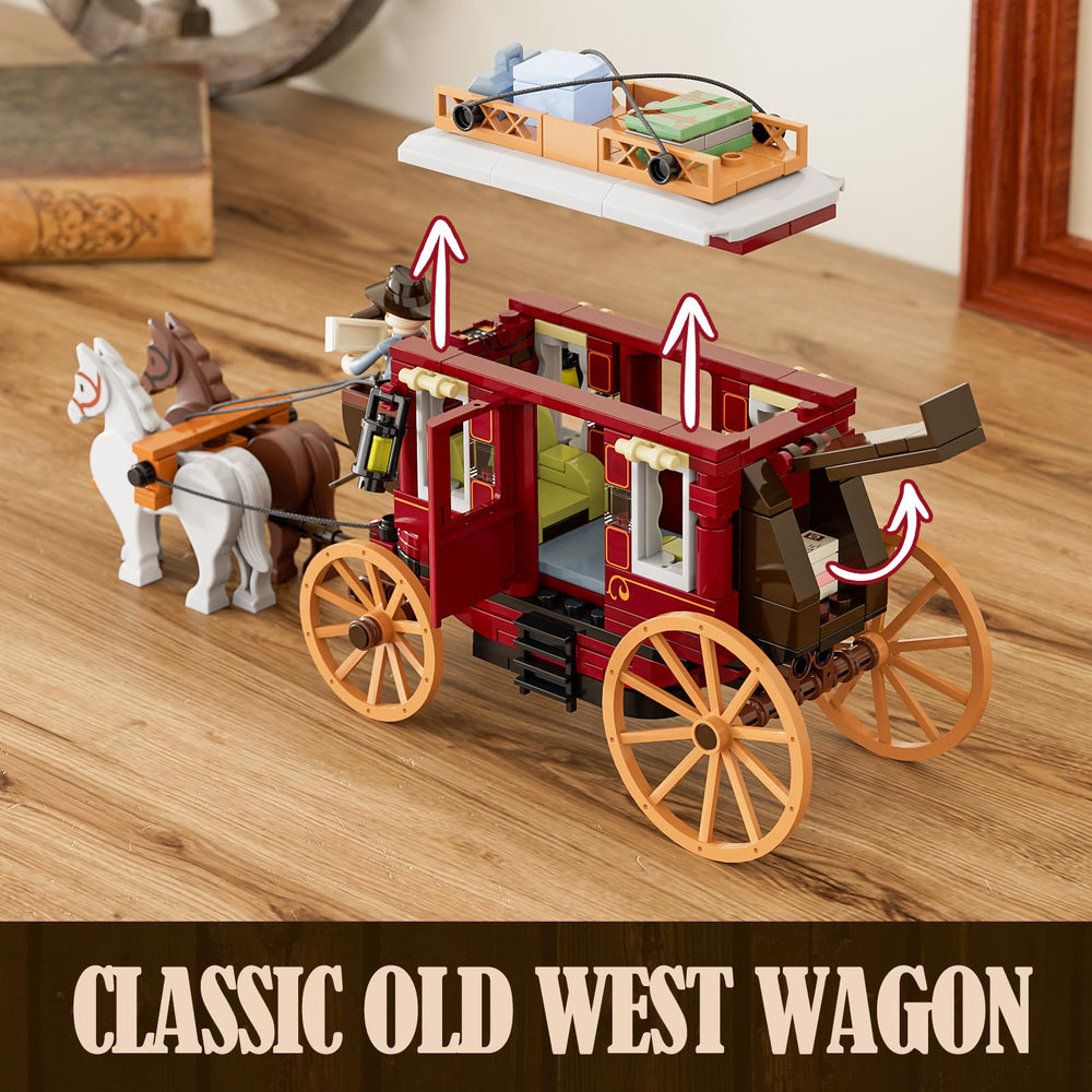 Lumibricks Gobi Desert Bonfire scene adds drama to your Western setup.