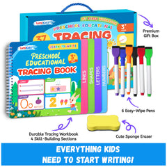 Lumikidz dry-erase markers set provides vibrant, reusable handwriting practice