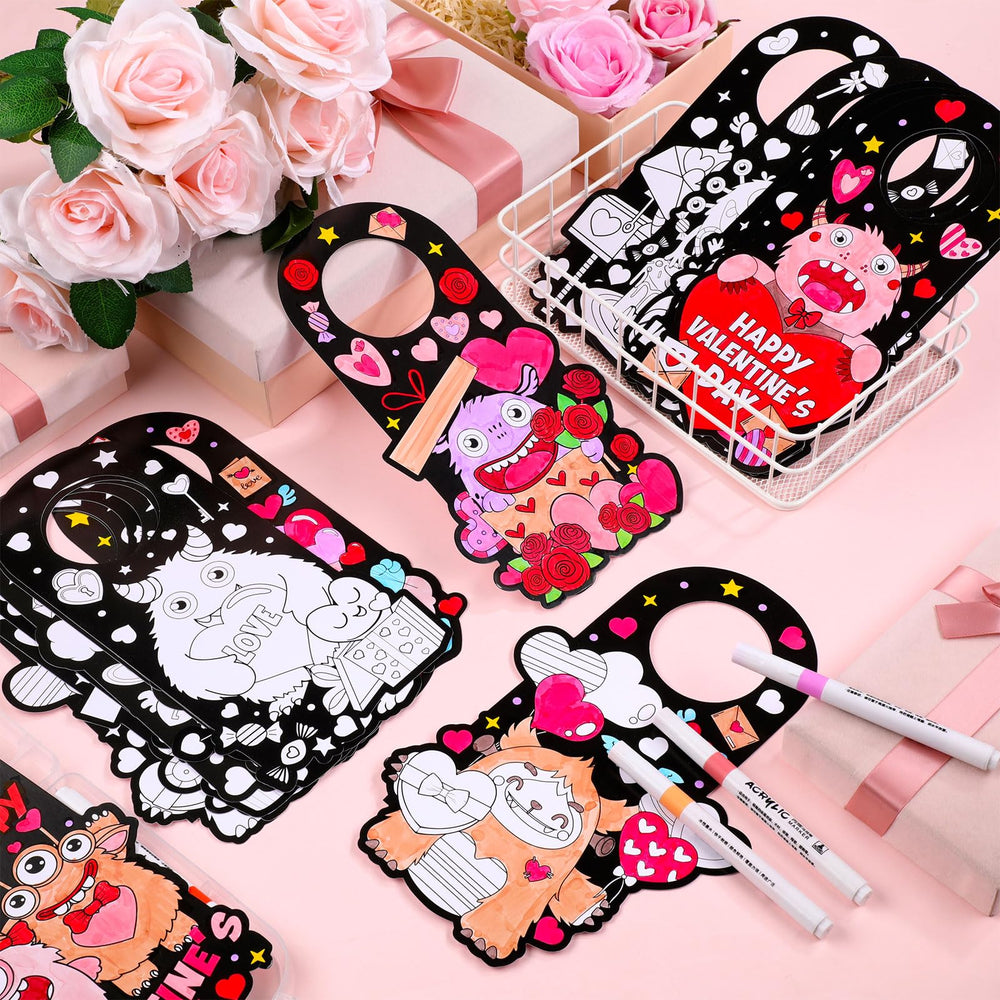 Lunmon Valentine door hanger kit with 24 styles inspires festive decorating and thoughtful gifting