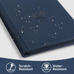 LUNNSHO embedded sleeves protect cards from handling wear during travels.
