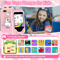 Luoba kids phone includes 8GB memory card for music and games