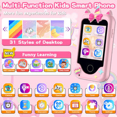 Luoba Kids Phone screen display demonstrates kid-friendly interface for easy play.