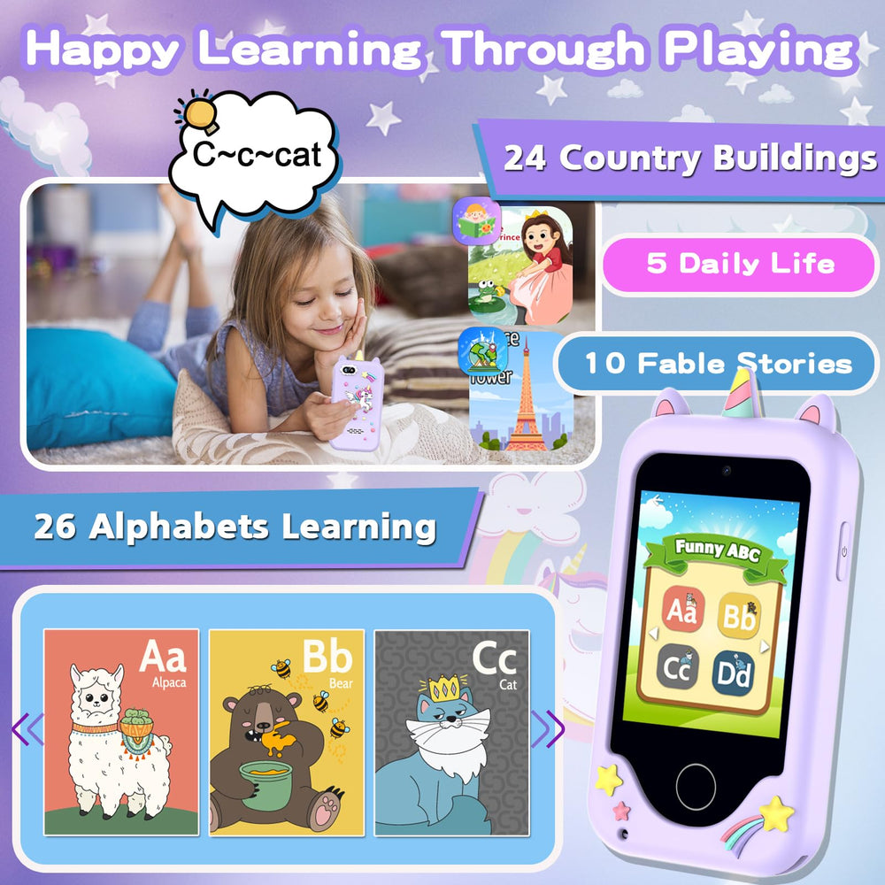 Luoba Phone ABC learning with letters and animal sounds