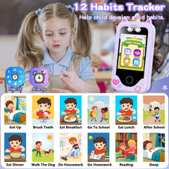 Luoba Kids Smart Phone durable lanyard for easy carrying and quick access.