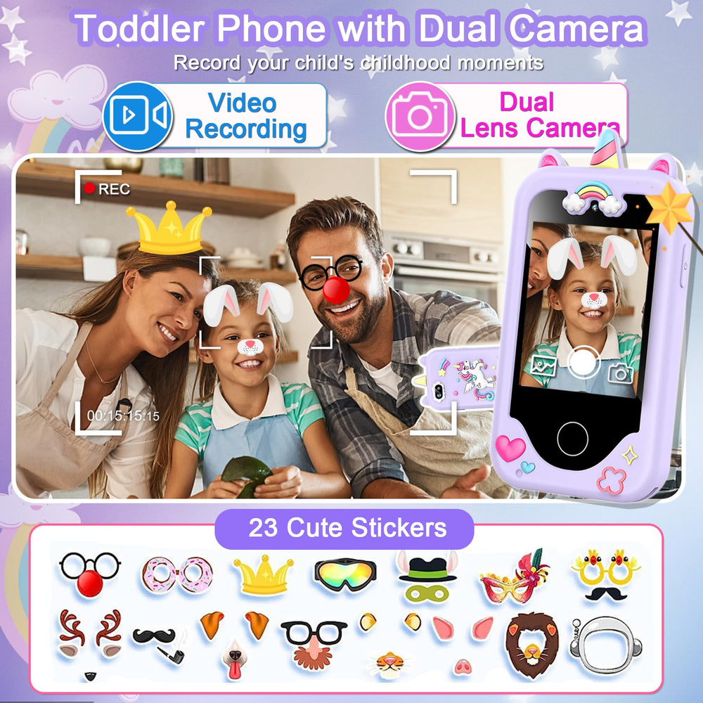 Luoba Kids Smart Phone puzzle games screen to boost logic and fun learning.