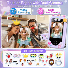 Luoba Kids Smart Phone puzzle games screen to boost logic and fun learning.