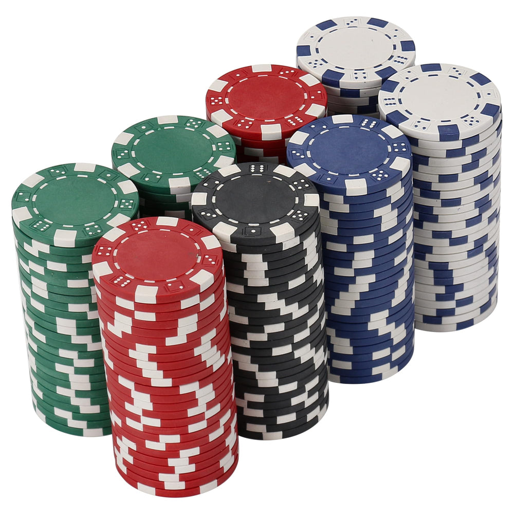 LUOBAO black poker chip close-up designed for serious casino-style play