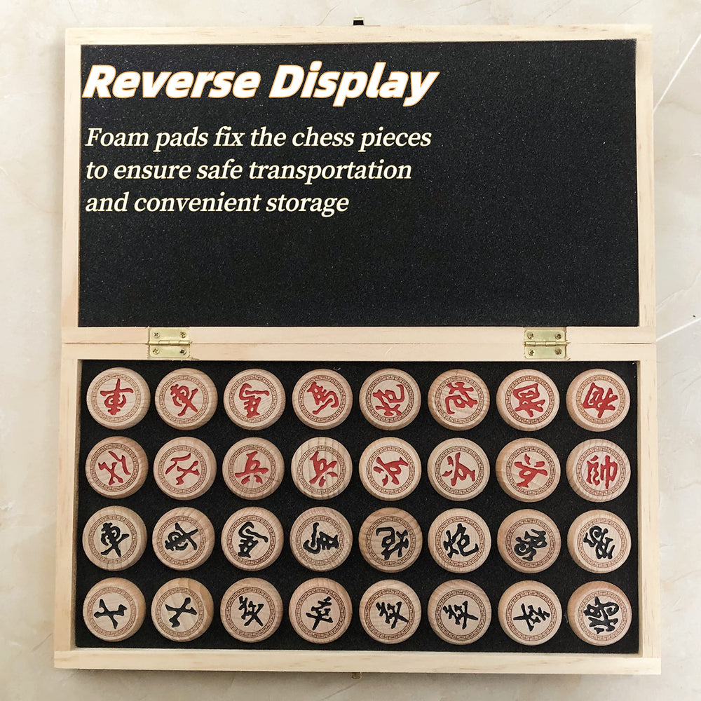 Luoyer open Xiangqi board shows generous playing area for comfortable moves