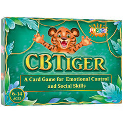 Lupash Games CBTiger Therapy Board Game enables kids to explore emotions together