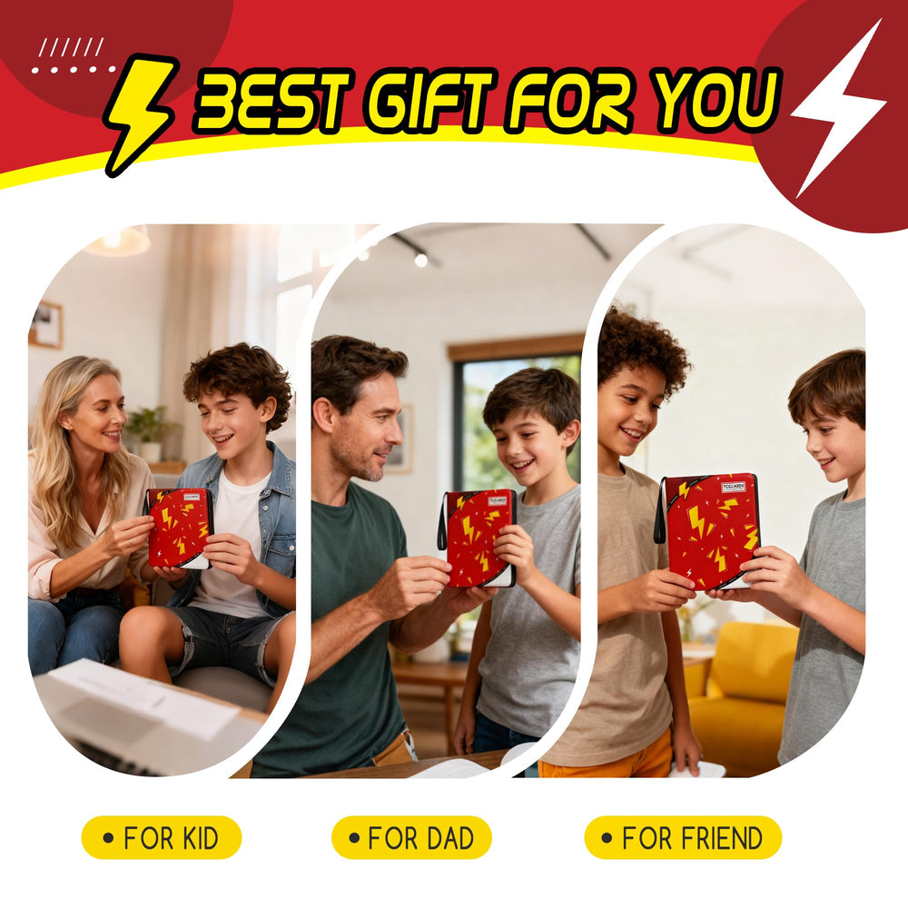 Luporia gift-ready card binder, ideal for collectors of all ages.