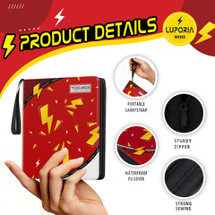 Luporia PU water-resistant top cover offering durable protection.