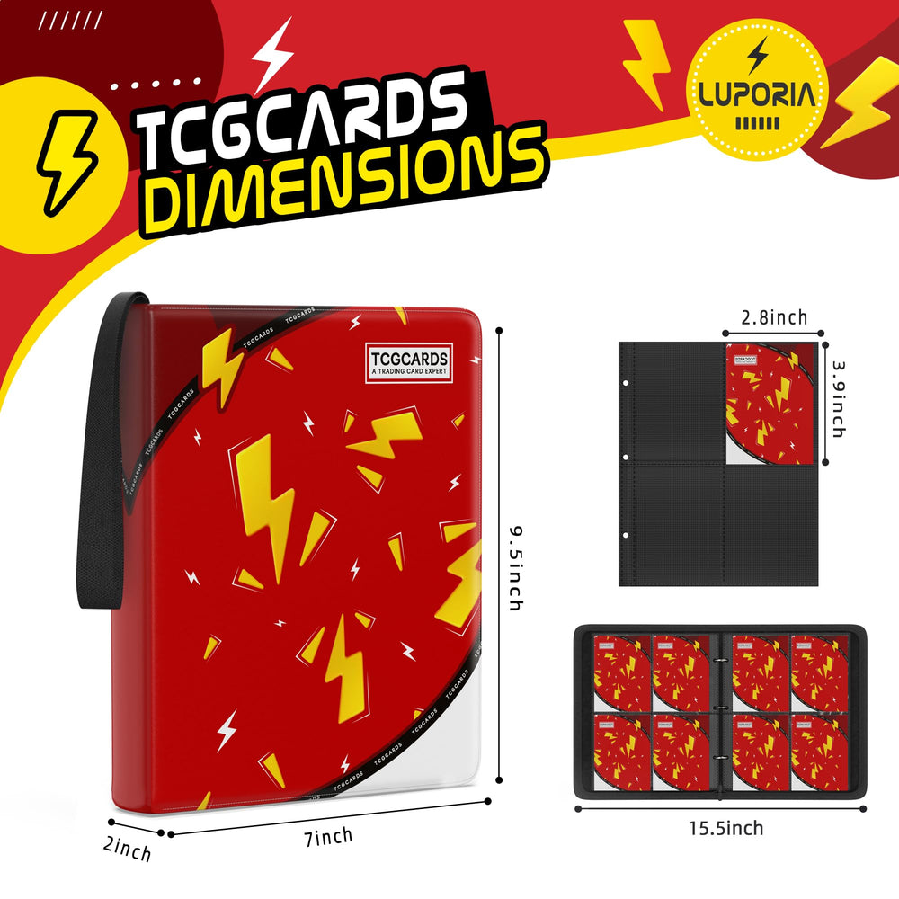 Luporia removable sleeves (50 pages) for easy expansion and organization.