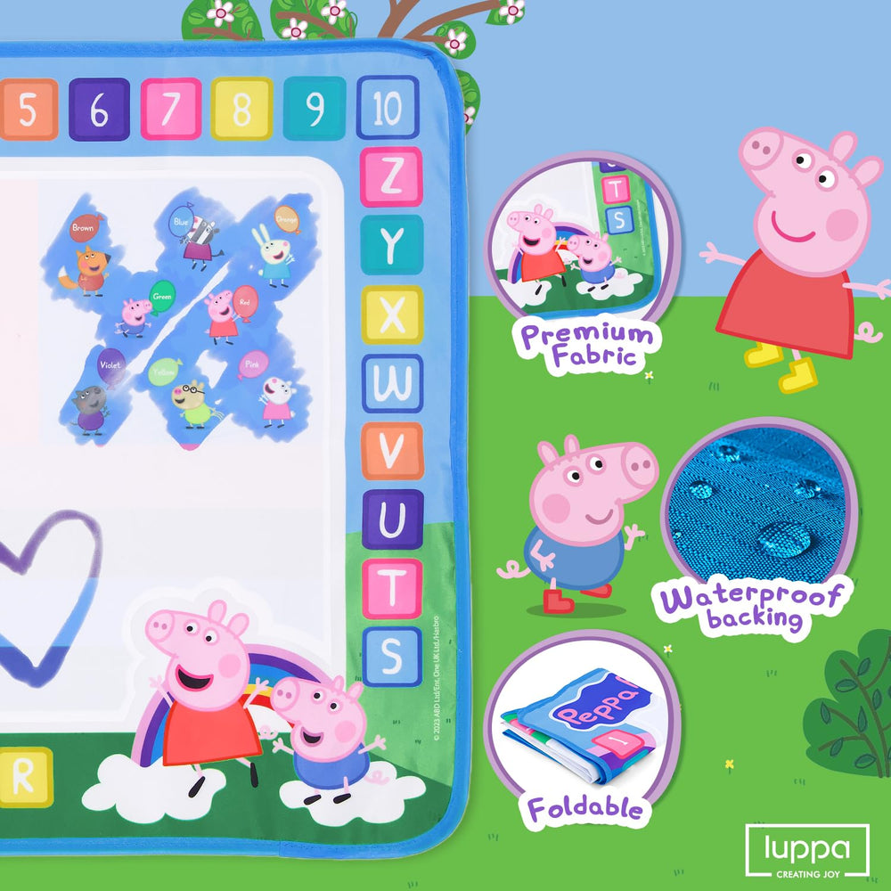 LUPPA eco-friendly doodle mat reduces waste compared to paper