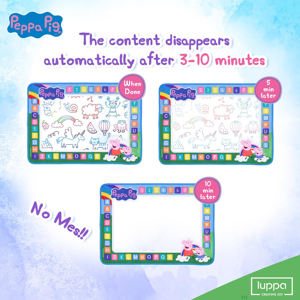 LUPPA educational mat features letters and numbers for early learning