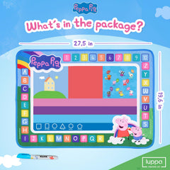 LUPPA Peppa Pig design on doodle mat to boost engagement