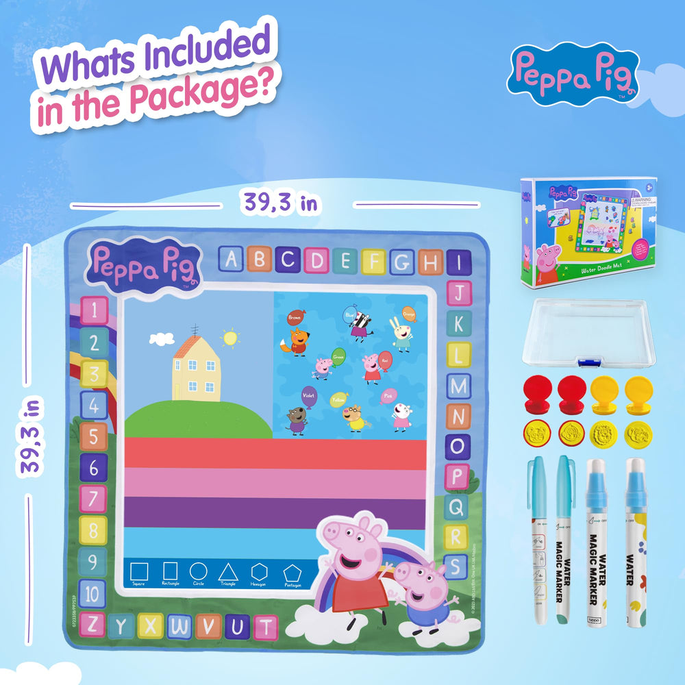 LUPPA Peppa Pig Water Doodle Mat size 100cm x 100cm for big play area