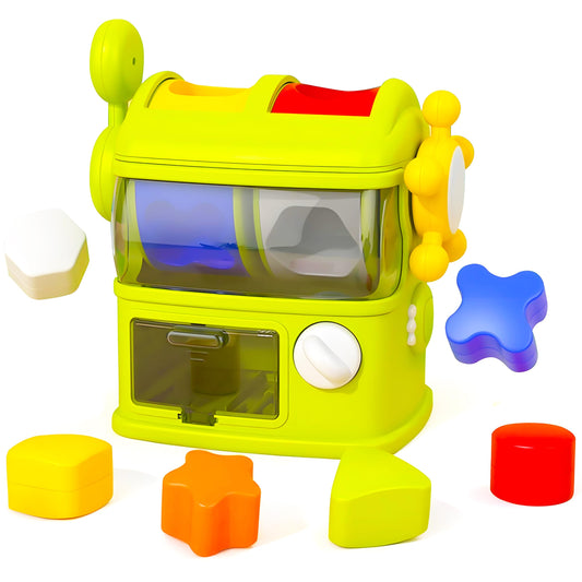 Lurui Baby Blocks sorter with bright shapes to boost color and shape recognition during play