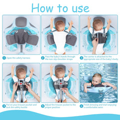 Lurui five-point harness with between-legs strap helps prevent slips.