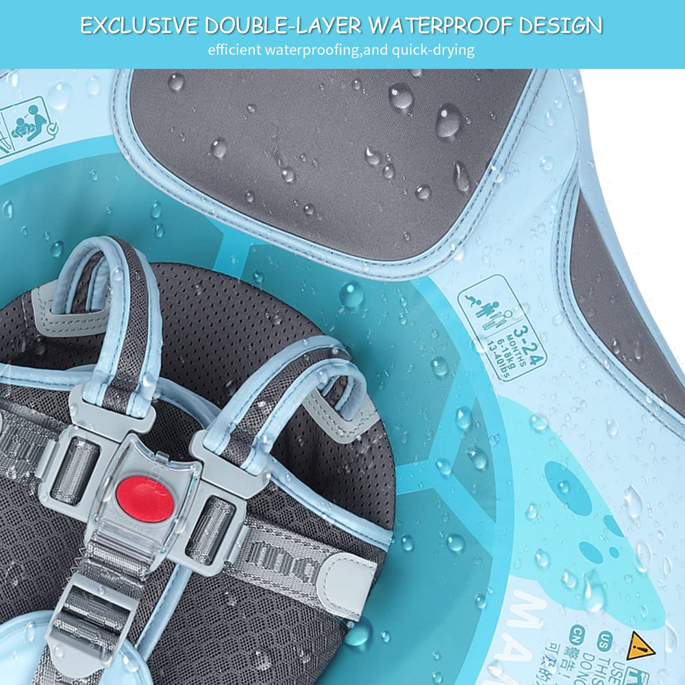 Lurui adjustable buckle secures a snug fit for growing babies.
