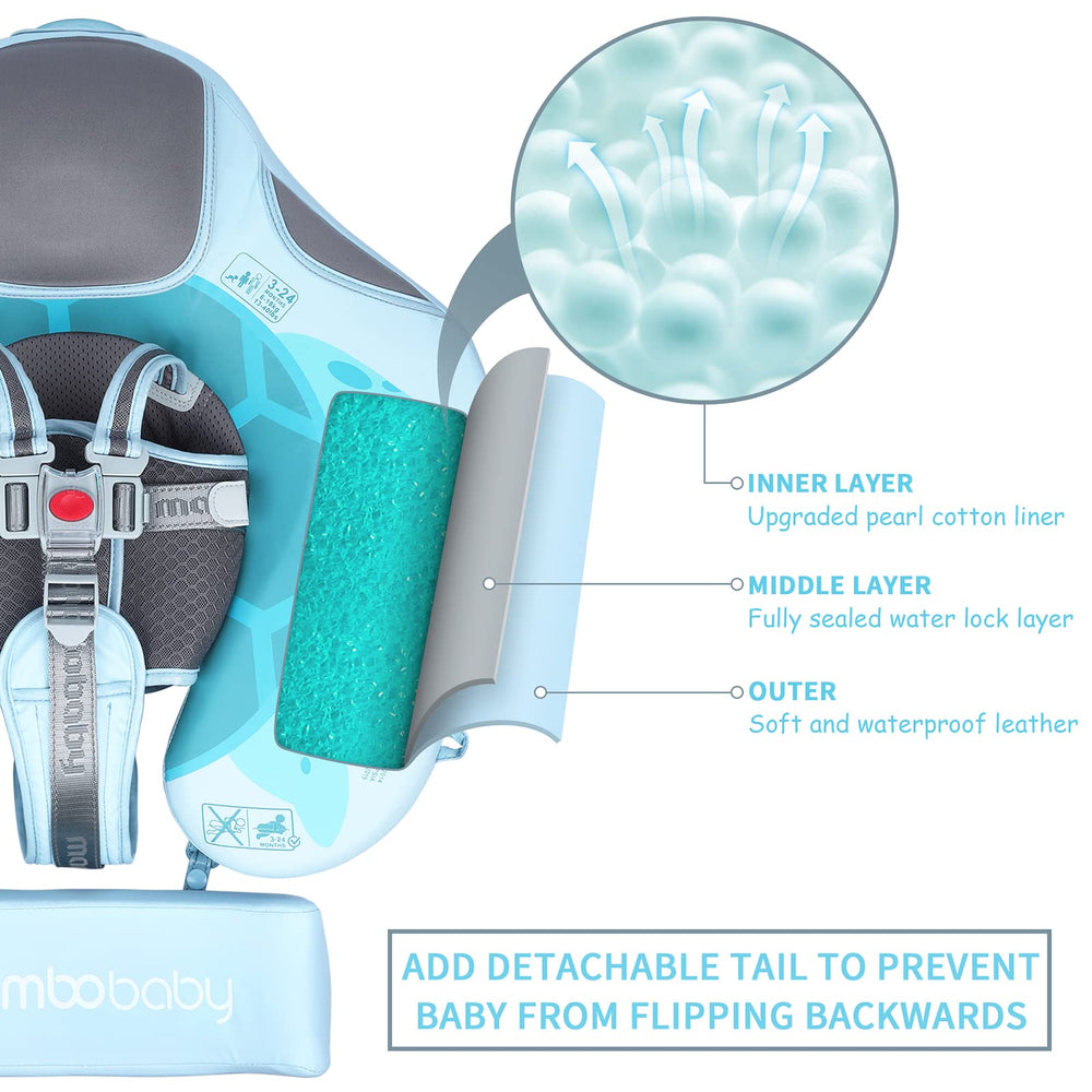 Lurui compact-fold design makes pool trips easier.