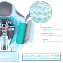 Lurui compact-fold design makes pool trips easier.