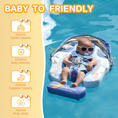 Lurui non-inflatable float prevents leaks for quick, safe setup.