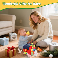 Lurui organic baby toys that are washable and teething-safe