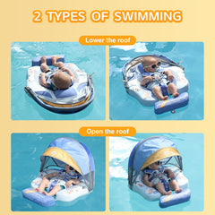 Lurui float supports backstroke or breaststroke with secure buckles.