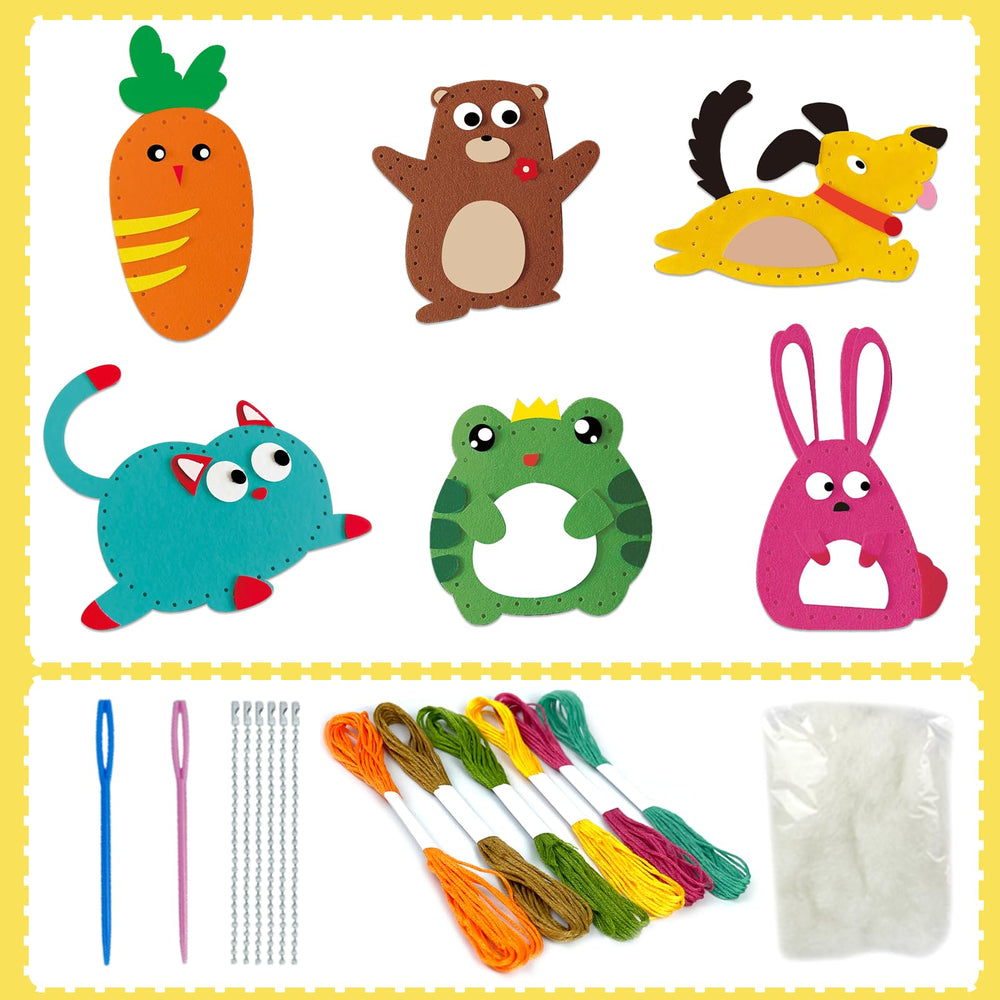 LURVUO doll sewing kit complete set encouraging family craft time.