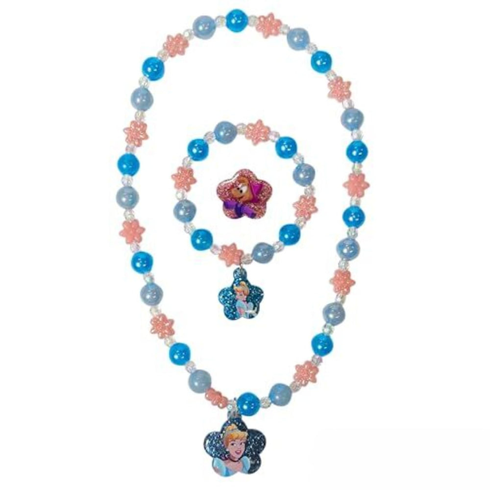 LUV HER Cinderella necklace with emblem for imaginative dress-up play
