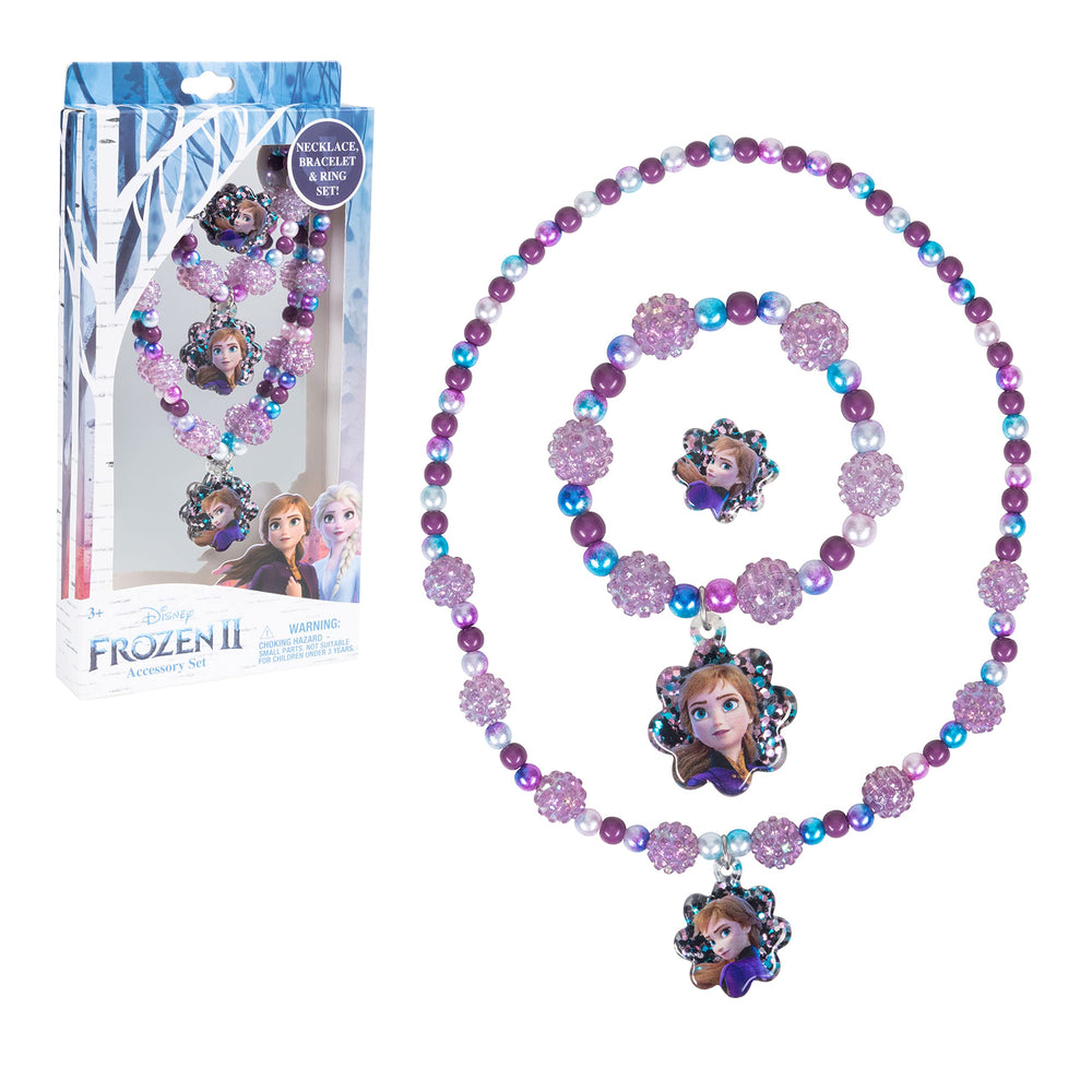 LUV HER Frozen bracelet close-up with bright beads and charms