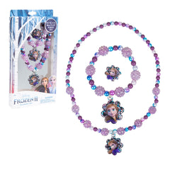 LUV HER Frozen bracelet close-up with bright beads and charms