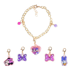 LUV HER five interchangeable charms providing versatile dress-up options for kids