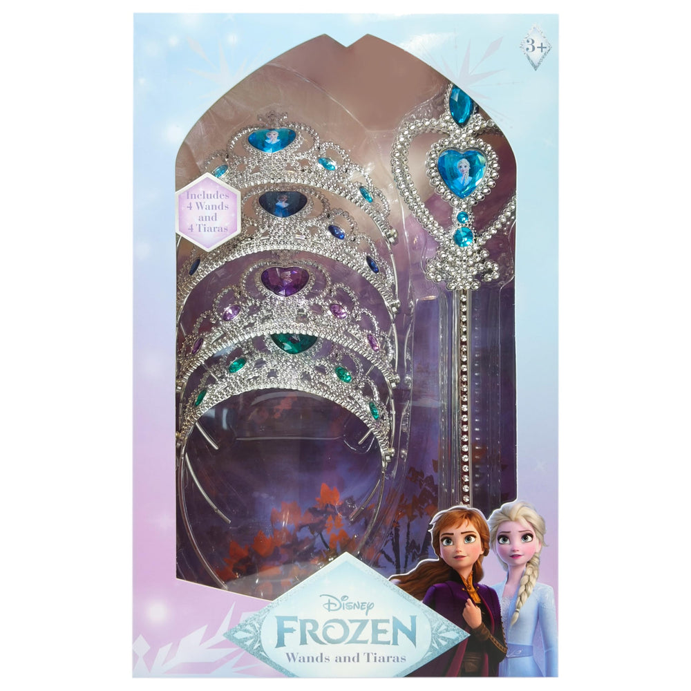 LUV HER Frozen icy blue crown close-up, lightweight and comfy for hours of dress-up fun.