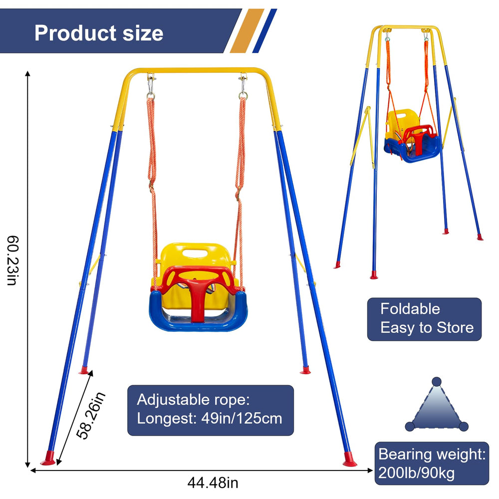 Luxdsgn toddler swing used indoors for rainy days