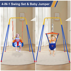 Luxdsgn 3-in-1 swing with adjustable rope and safety belt