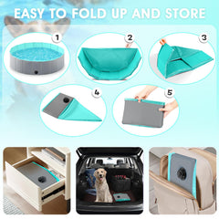 LuxPool portable design suits indoor and outdoor use